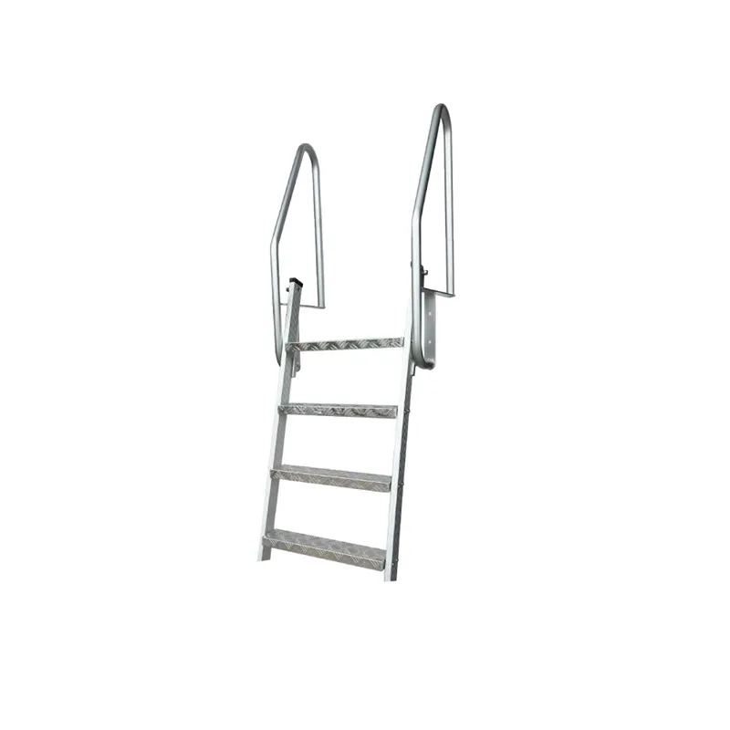 Viking badetrapp med aluminiumtrinn